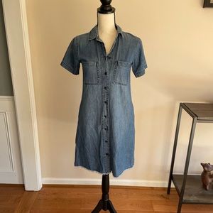 Madewell denim dress.